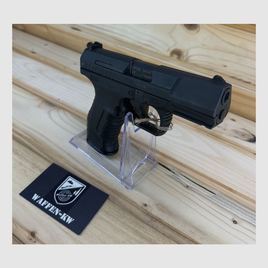 Demonstration weapon Carl Walther pistol P99 AS 9x19 15R Black 9mm Luger