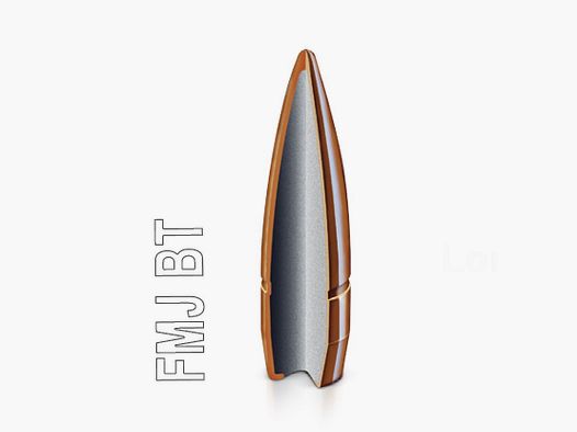 Puntas Cal. 8mm-198-FMJ BT Prvi. (100 un.)