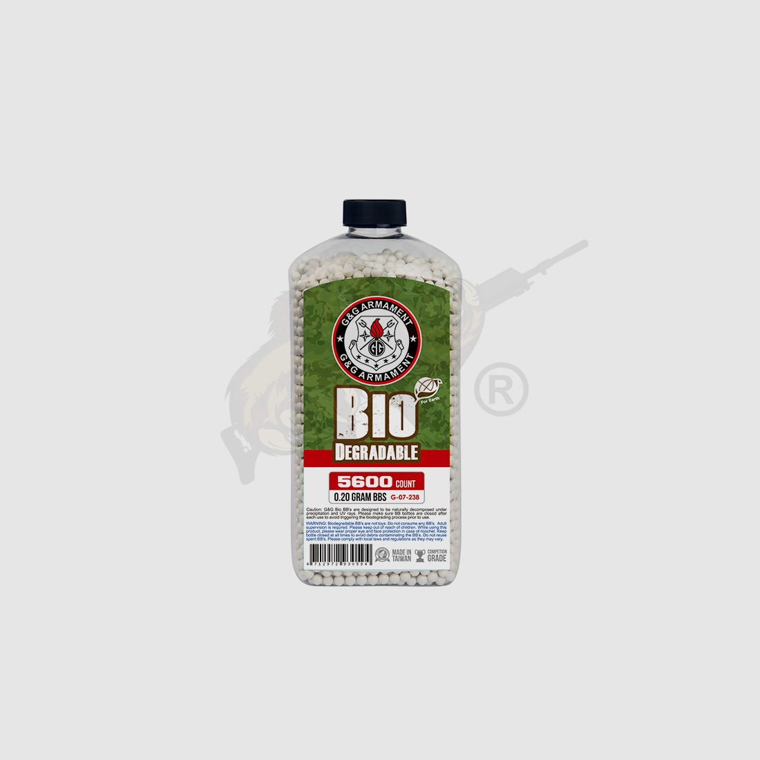 G&G Bio Precision Airsoft 0.20g (5.600 Stück) diameter 5,95mm - Desert