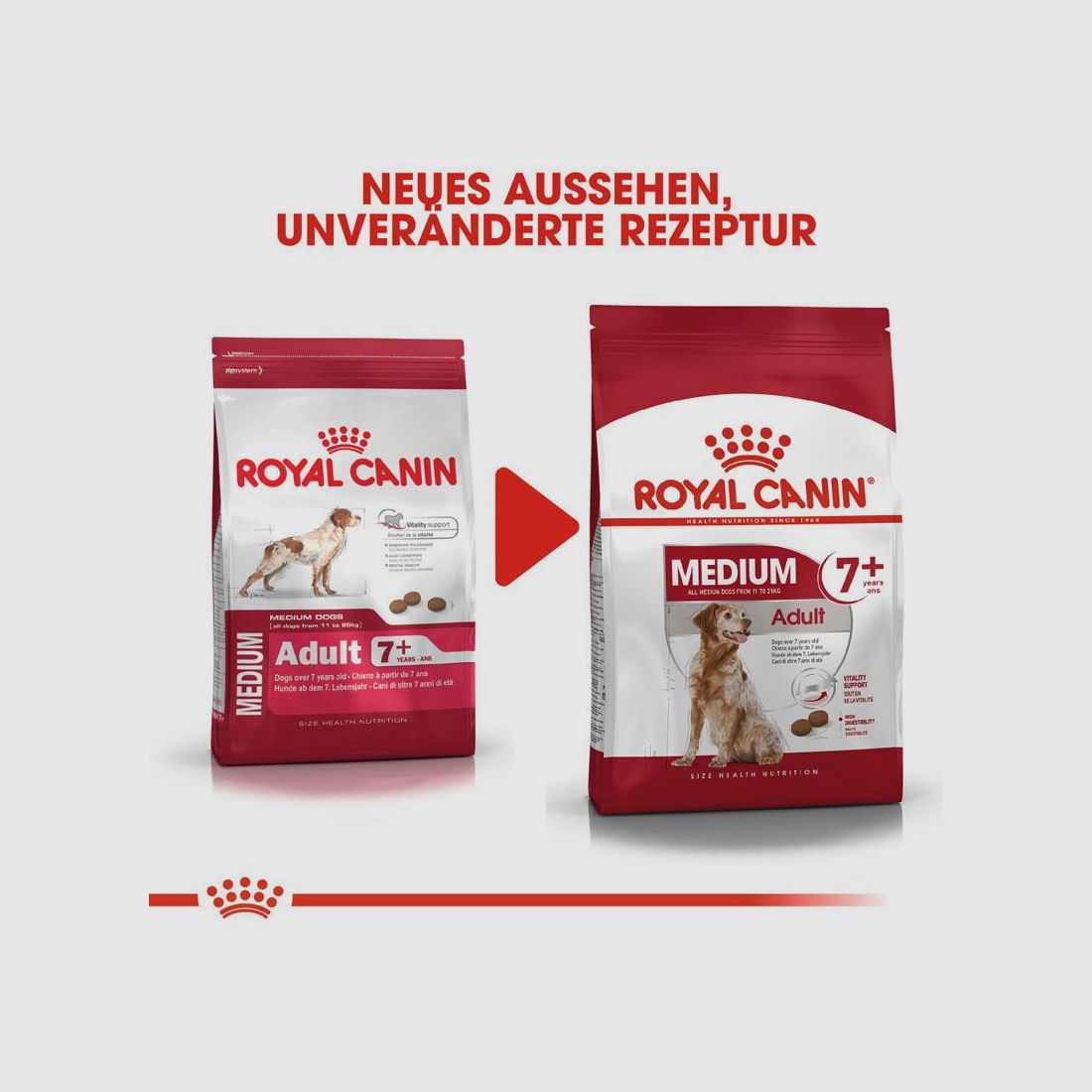 ROYAL CANIN Ältere Mittelgroße Hunde Trockenfutter Medium Adult 7+ 15 Kg