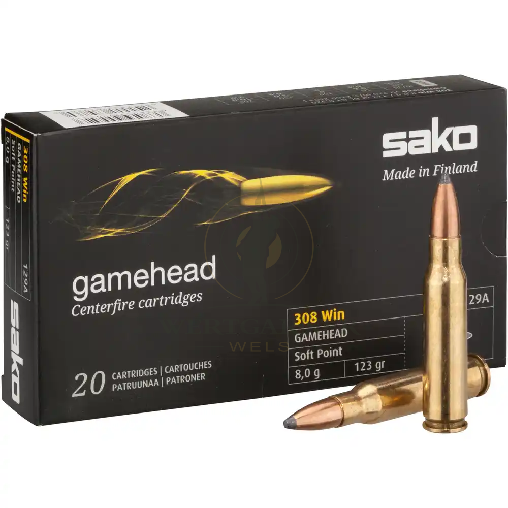Sako Gamehead .308 Win. SP 8,0g/123grs, Bild 1 von 2