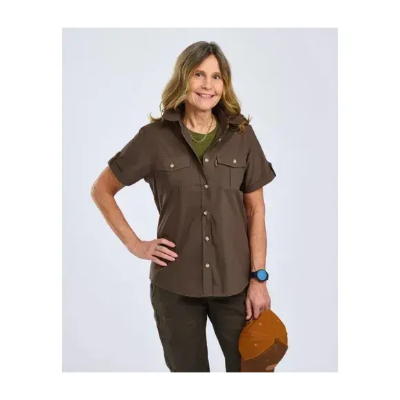 Camicia Safari Pinewood Donna Oliva, immagine 5 di 6