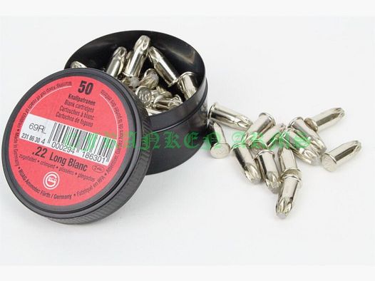 Geco .22 short blank 50 pieces