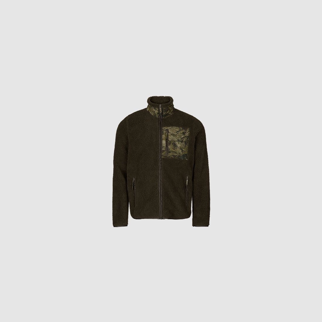 Seeland Zephyr Camo Fleece Jacket Men Grizzly Brown M