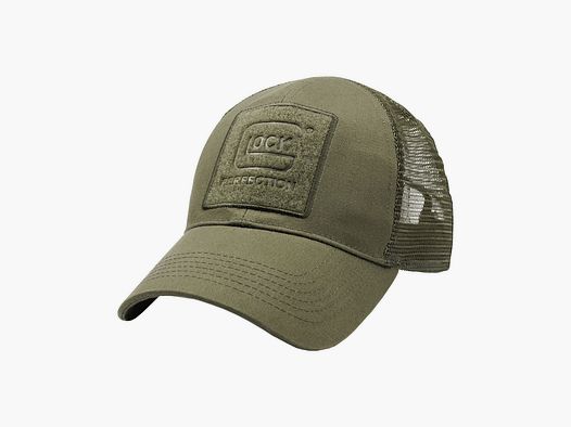 Cappello GLOCK "Tactical" - Mesh/Olive - Snapback, senza bottone