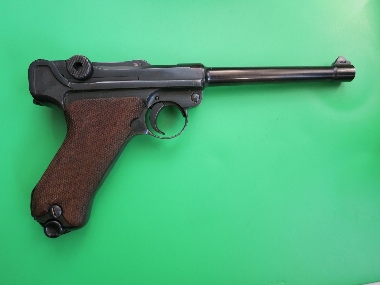 Mauser Oberndorf 42 byf 1937, Pistol 08 P08, 9 mm Luger, WaA, revised!     #78, image 1 of 14