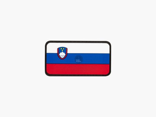 JTG Slovenia Flag Rubber Patch-Multicolor