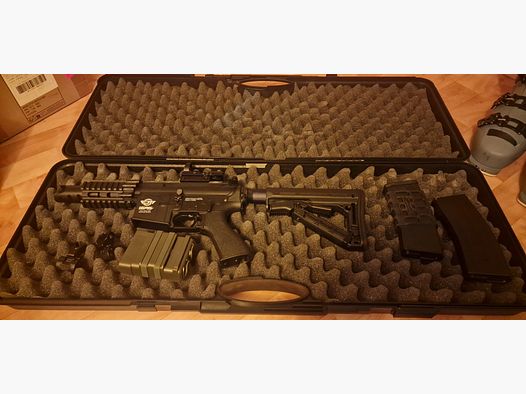 Airsoft G&G FireHawk 0,5 Joule HighCycle inklusive Zubehör