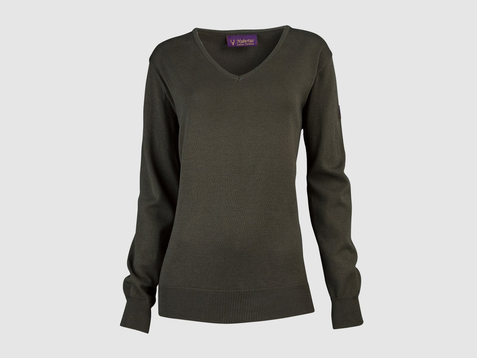 Hubertus Damenpullover V-Ausschnitt