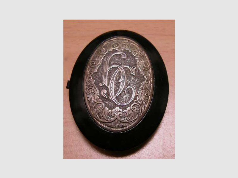 TRIEBEL incisione monogramma in officina in PGK, 2 lettere in rilievo