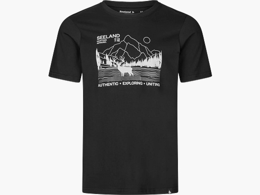 T-shirt Seeland Territorium Homme Noir L