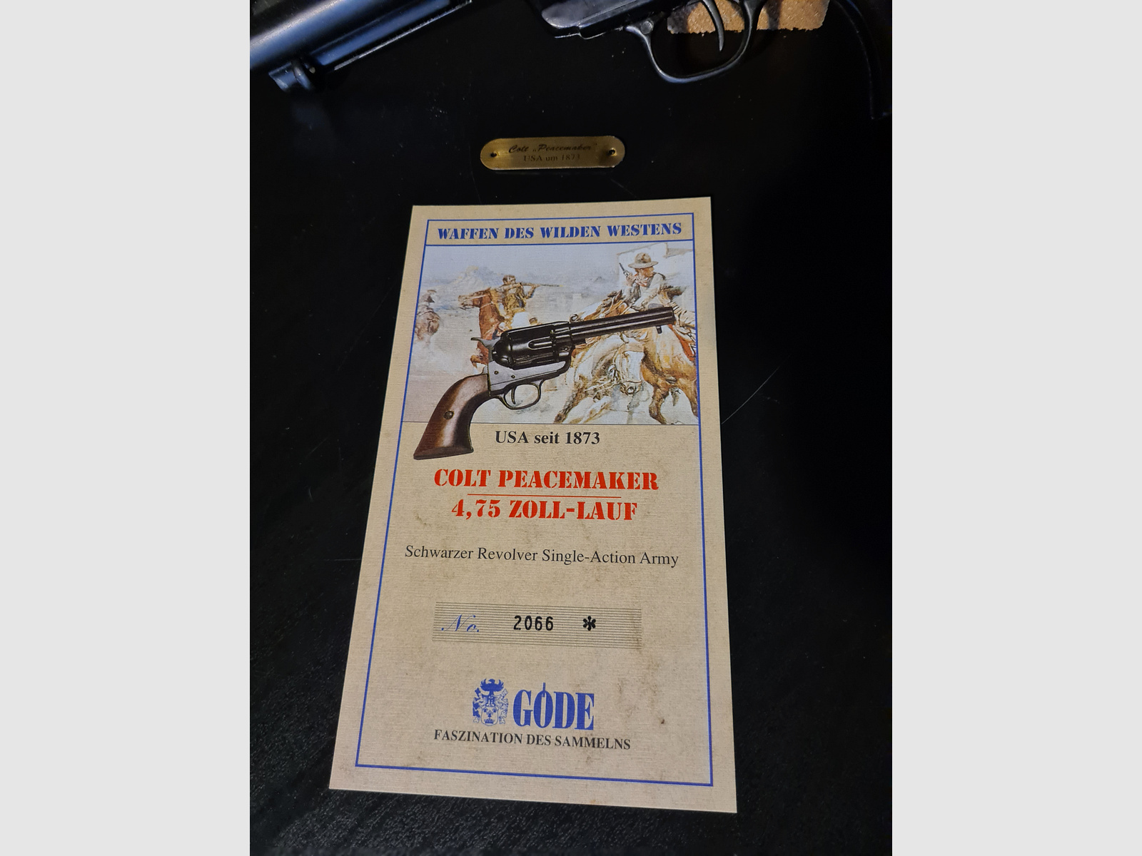 COLT PEACEMAKER 4,75 INCH LOOP Decoratiewapen