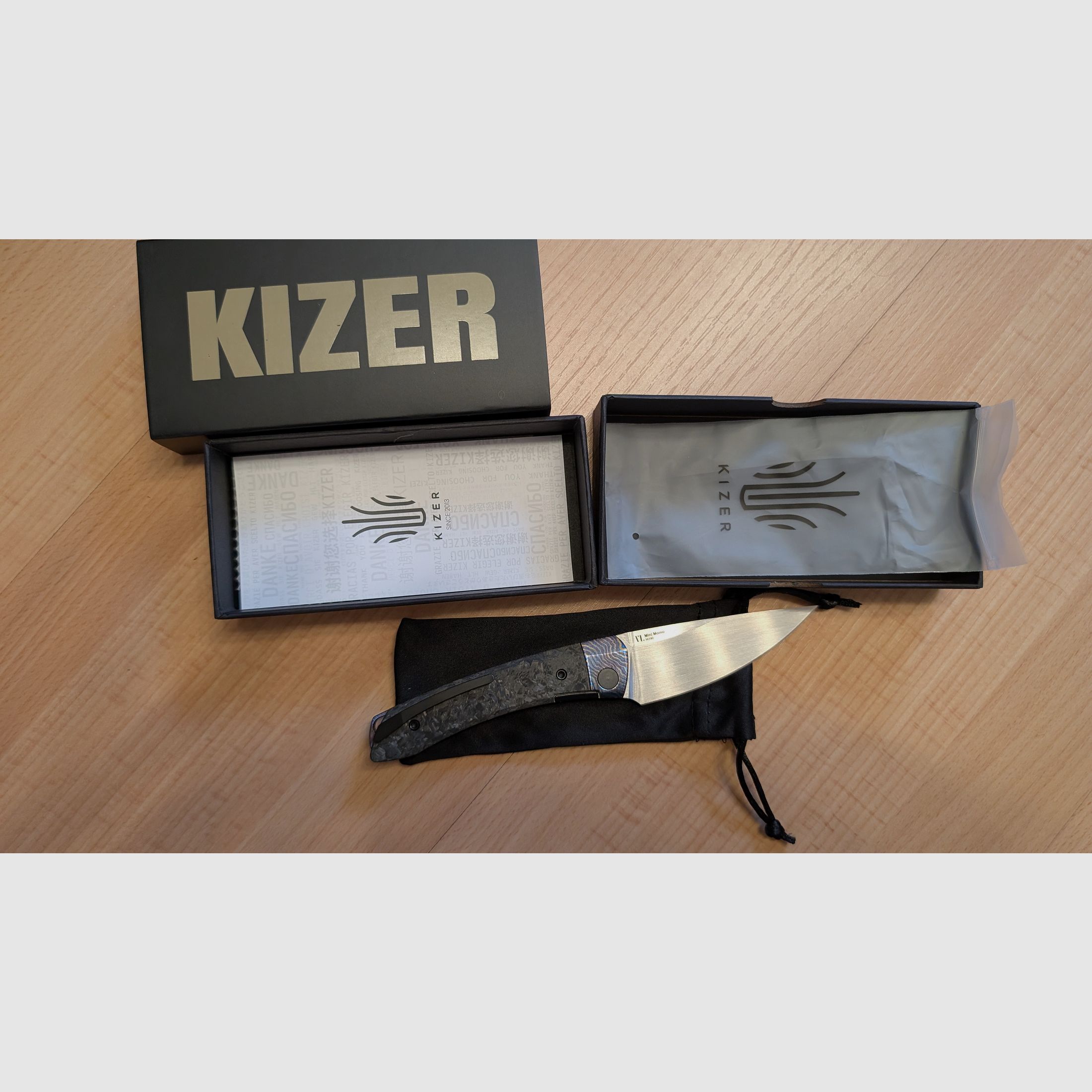 Mini MoMo M390 Ti Marble CF NOWY