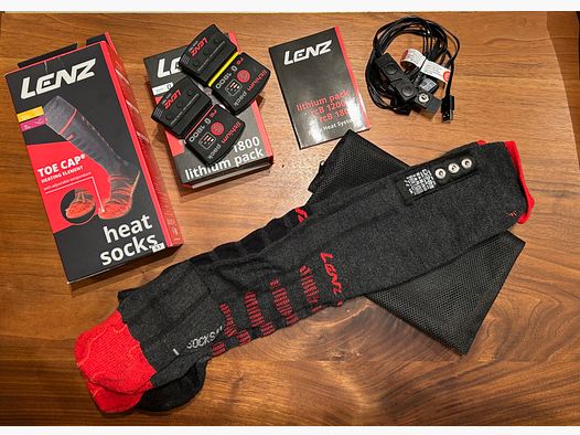 Lenz Heat Socks 5.1 with Battery Pack rcB Lithium 1800