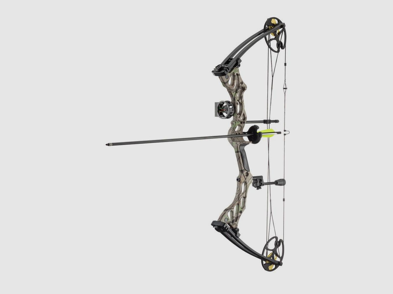 Pack Arco Compound Shoot Again - MK 75 GC 70 Lbs - Camo - Potenza e Precisione per la Caccia, immagine 1 di 5