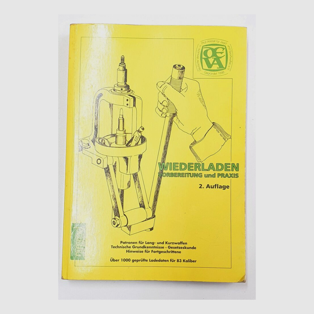 DEVA Buch über das Wiederladen von der DEVA, 2. Auflage