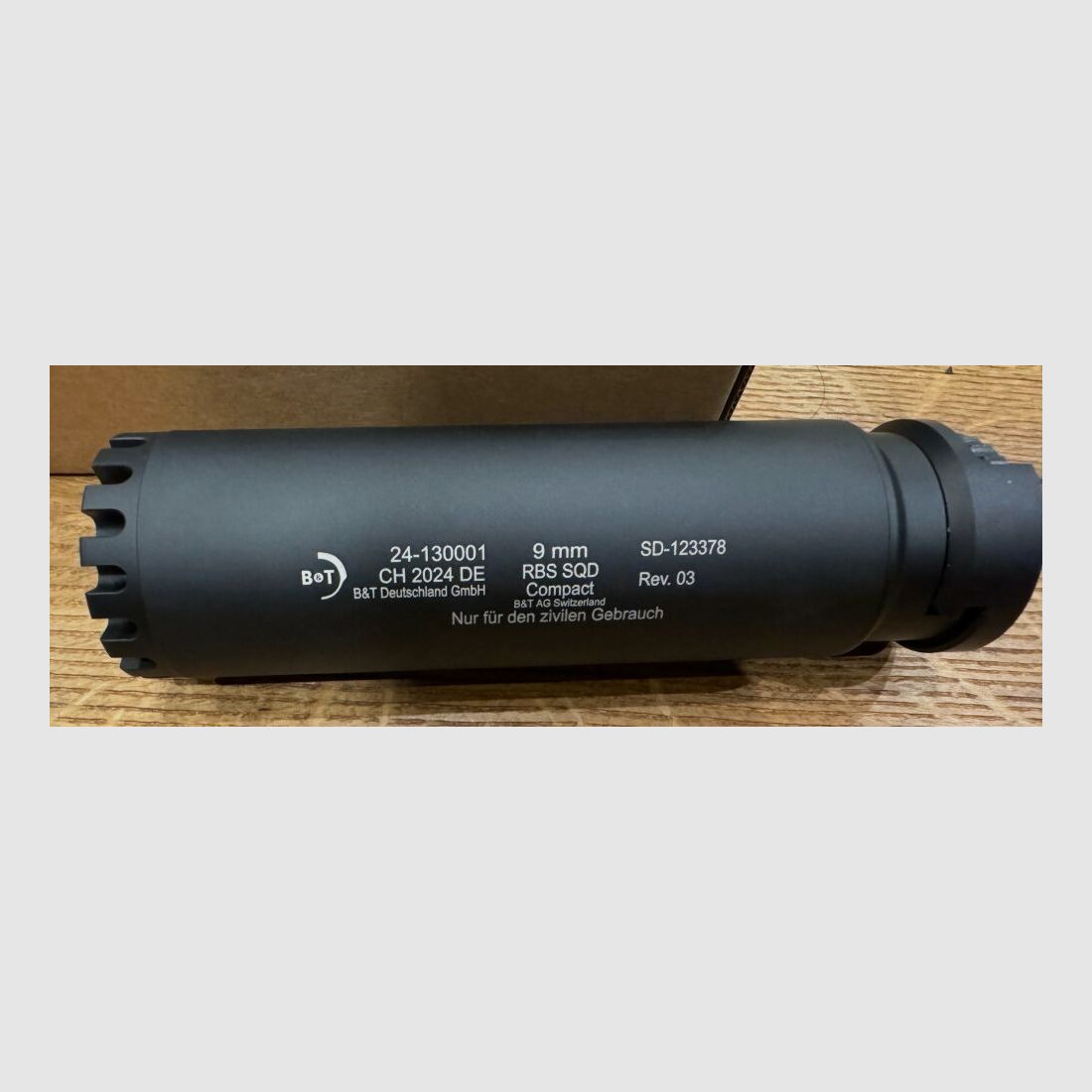 Brügger & Thomet B&T RBS Schalldämpfer SQD™ Compact