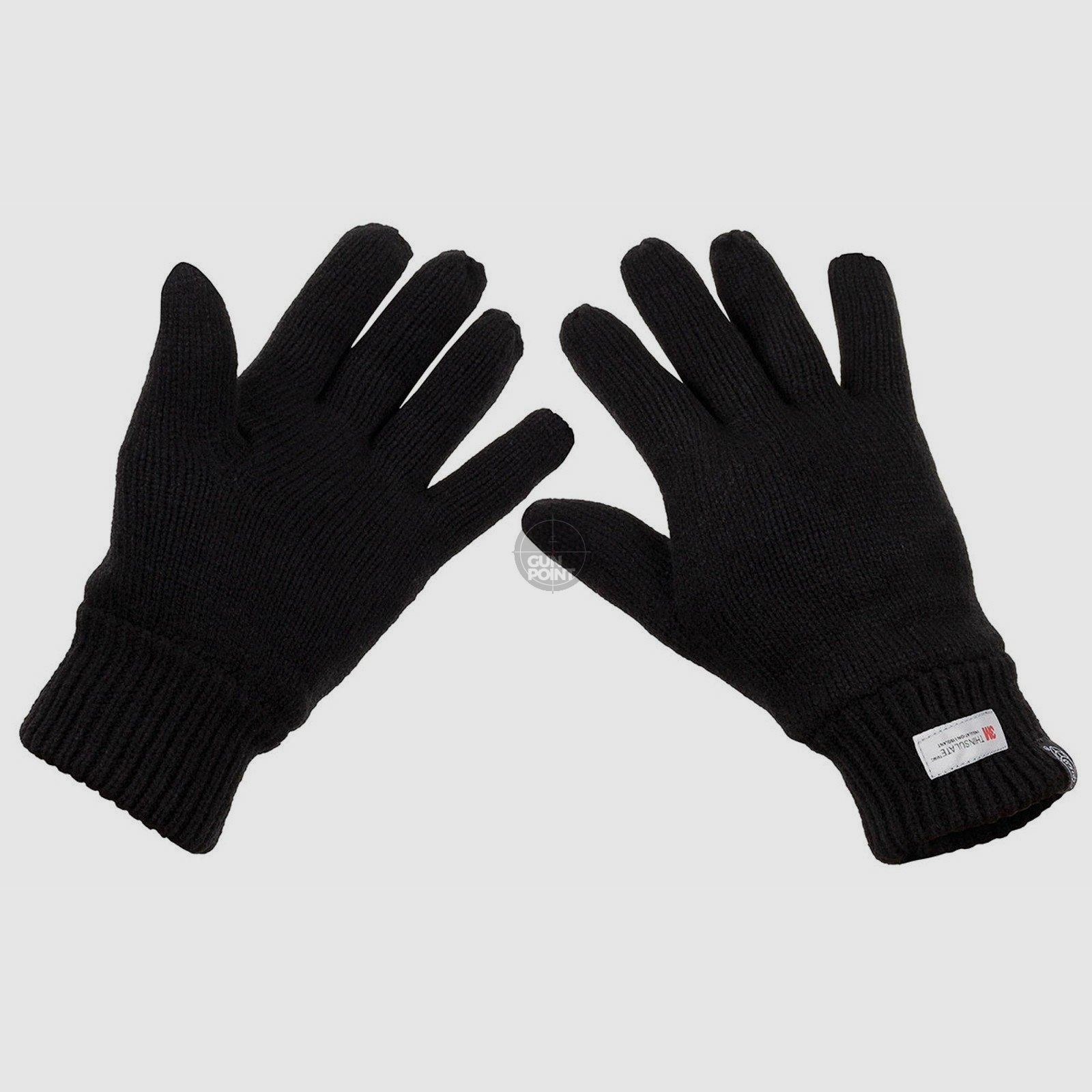 Strickhandschuhe, schwarz,3M Thinsulate Insulation - Gre: L