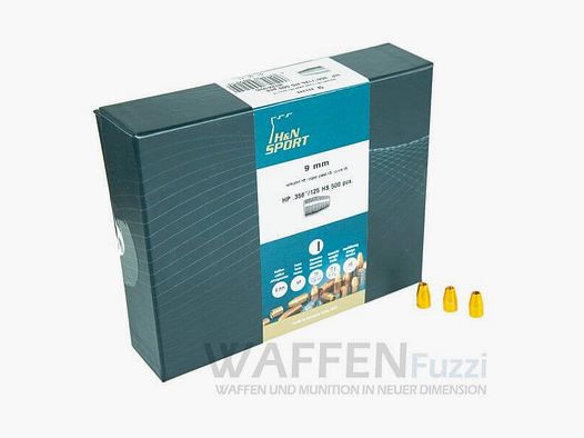 Pociski .356 (9mm) 115grs. HP CuHS - 500 szt.