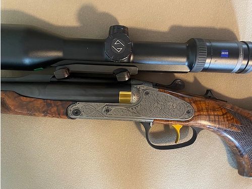 Blaser S2 Doppelbüchse S2 side by side Custom Shop 8x57 IRS  W doskonałym stanie, bez śladów użytkowania