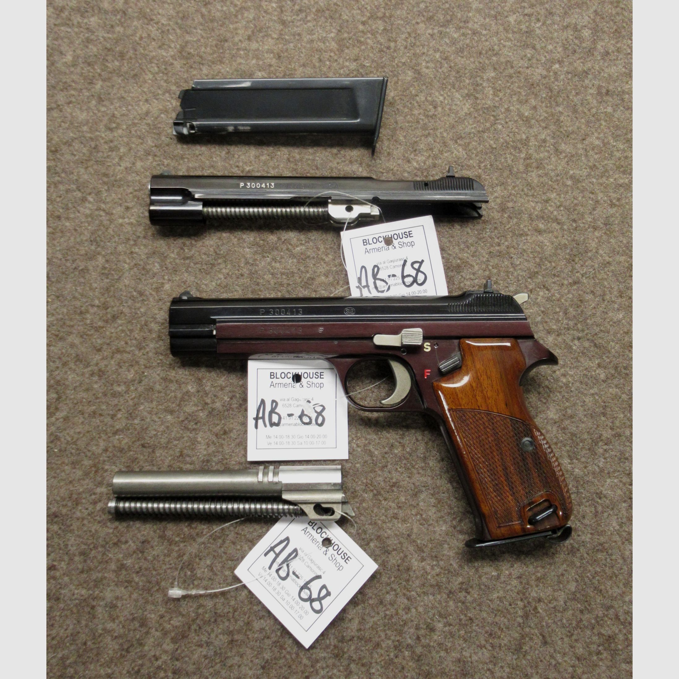 AB-68 Set Pistole SIG mod. P210-6 Kal. 9mm Para, Bild 2 von 11