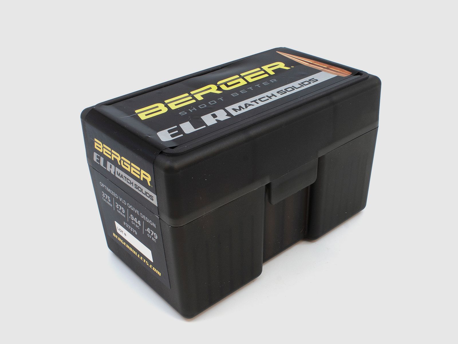 Berger Geschoss .375 ELR Match Solid Bullets 379GR 50 Stück