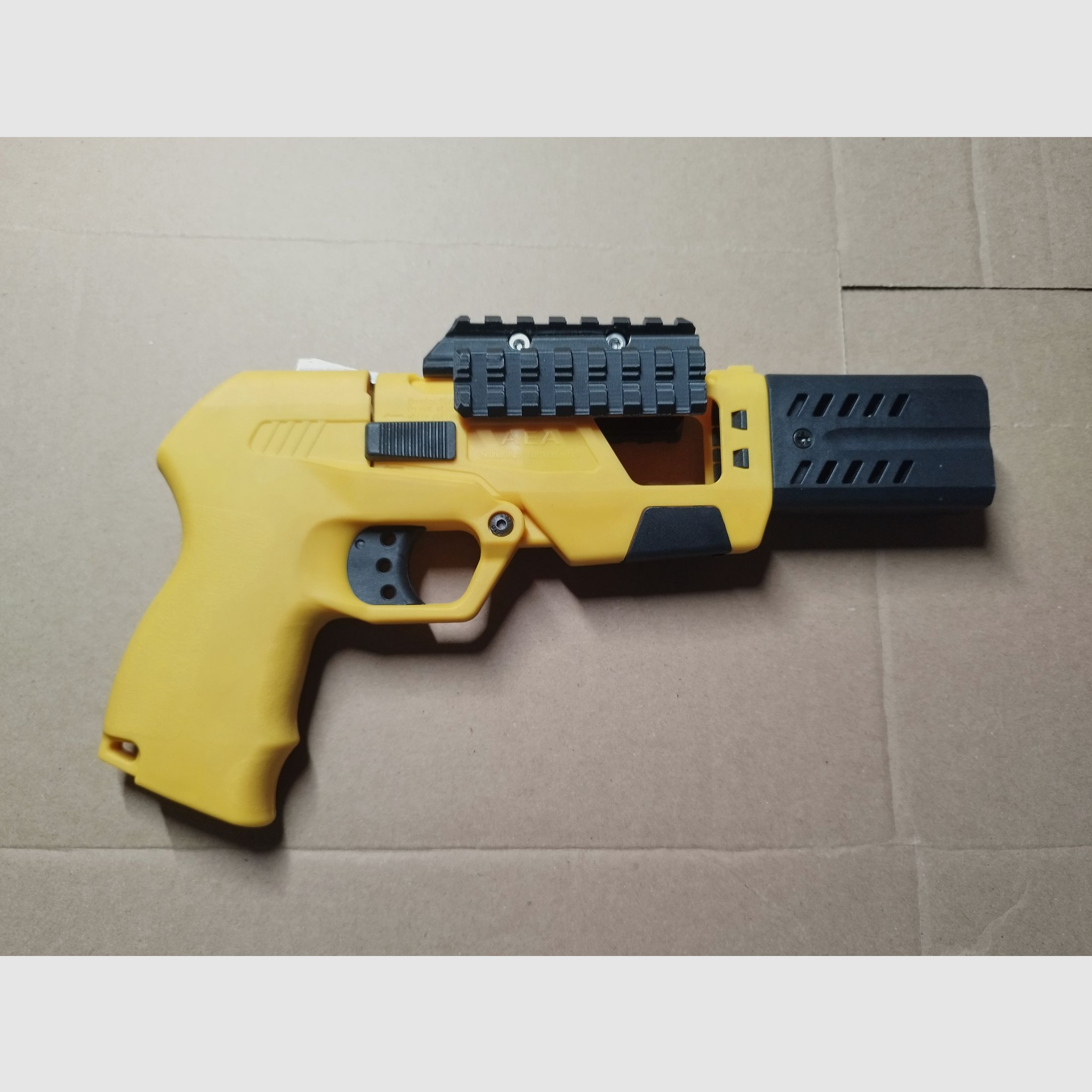 AEA Scuba Ringer MK2 osłona biegowa uchwyt szyn Picatinny rura startowa i kartusz