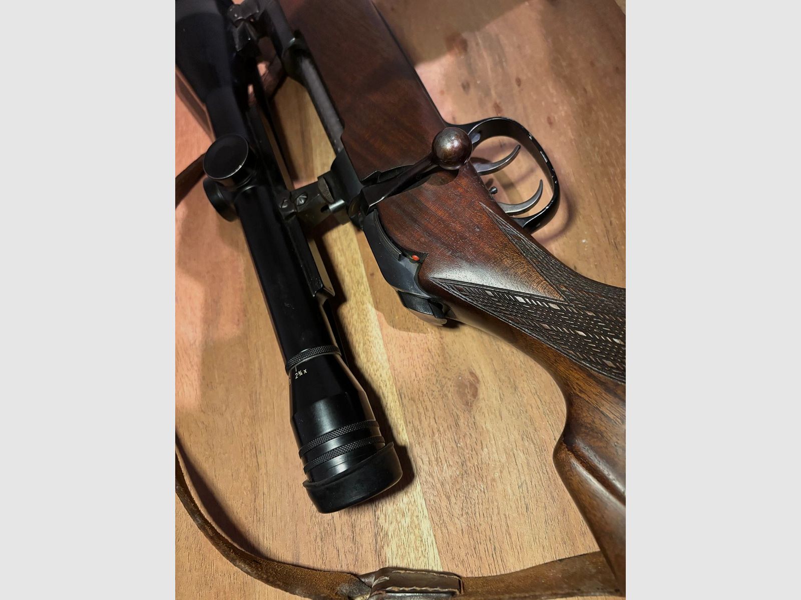 Krico 700 repeating rifle 7x64 repeater + optics + magazine