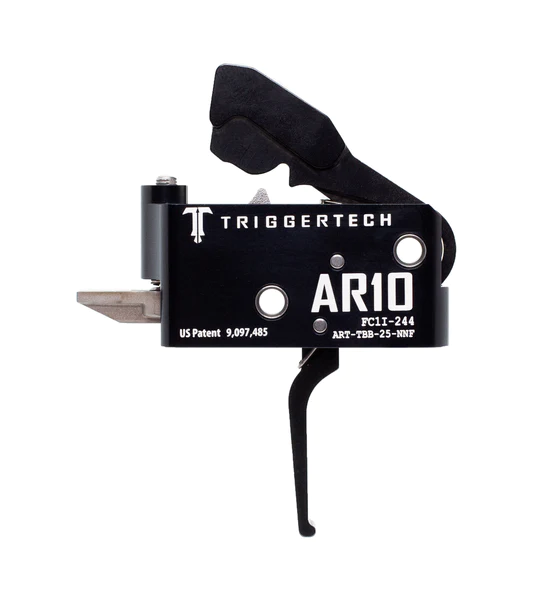 TriggerTech AR10 – Black – Adaptable – Flat