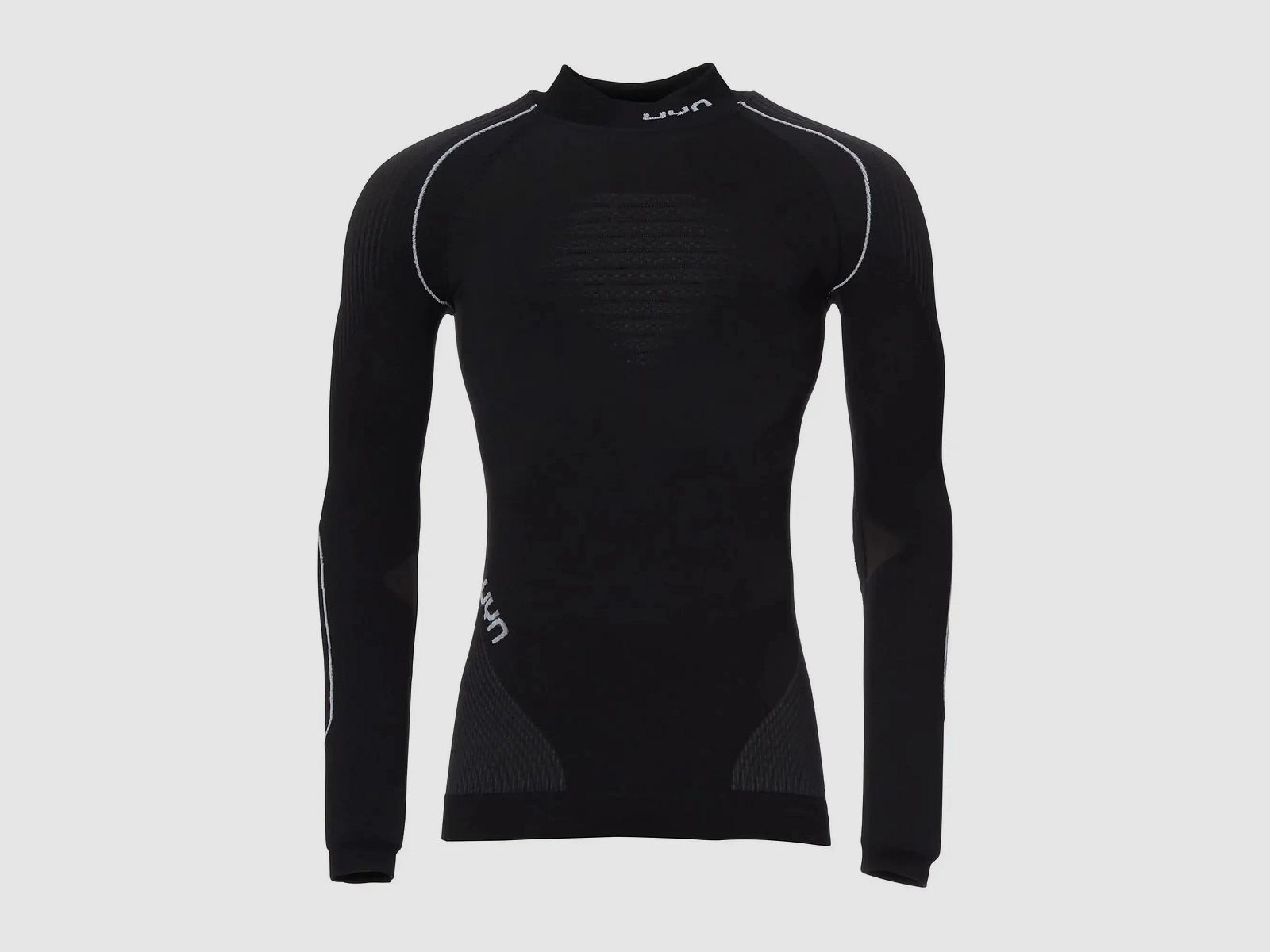 Uyn Longsleeve met Rollkragen Evolutyon Mannen Zwart Antraciet