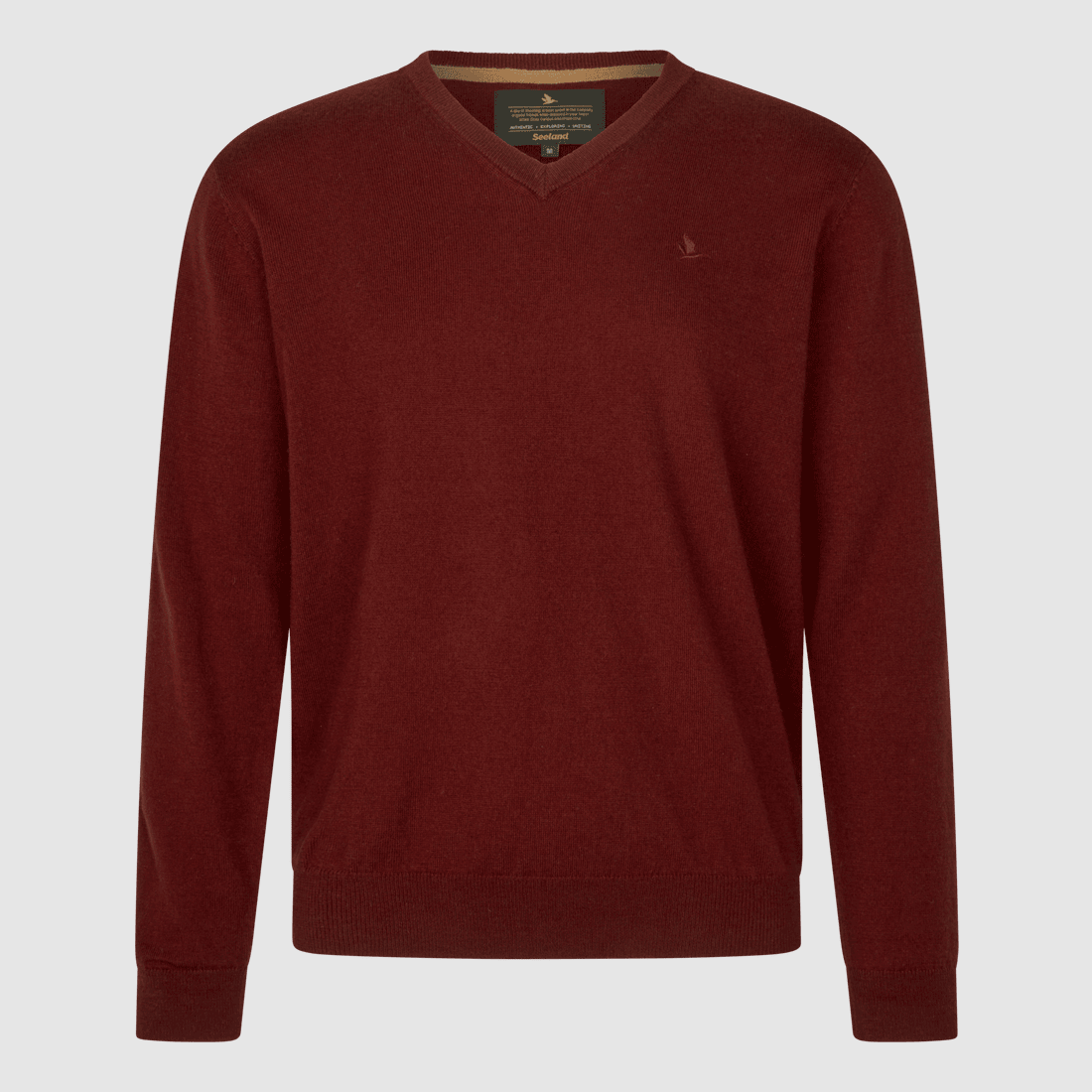 Seeland Suéter de V en Pino Hombre Merlot L