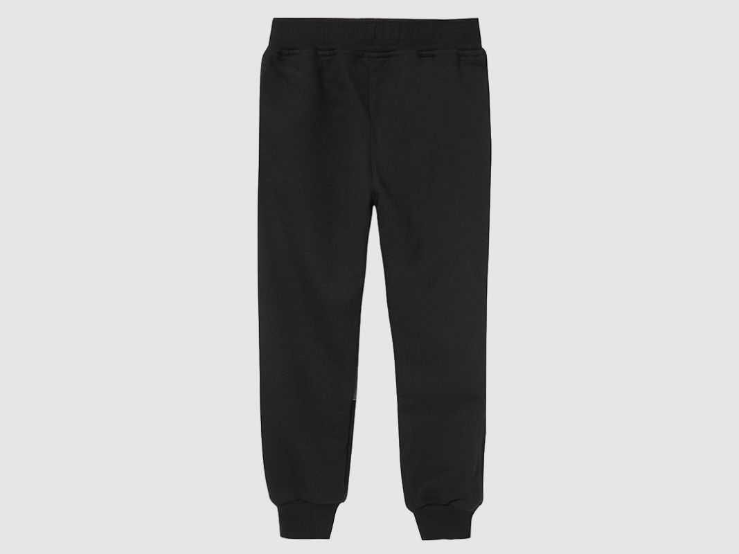 Black children's tracksuit trousers with knee pads WADERA, image 2 of 2
