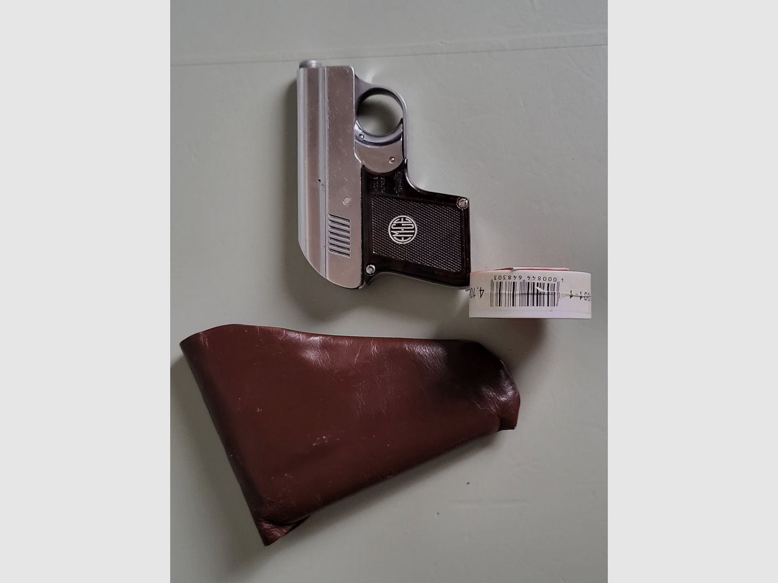 Seltene Alte Gaspistole - ORIGINAL EM-GE Gerstenberger & C0 Modell . 6 Patent - 1950er Jahre