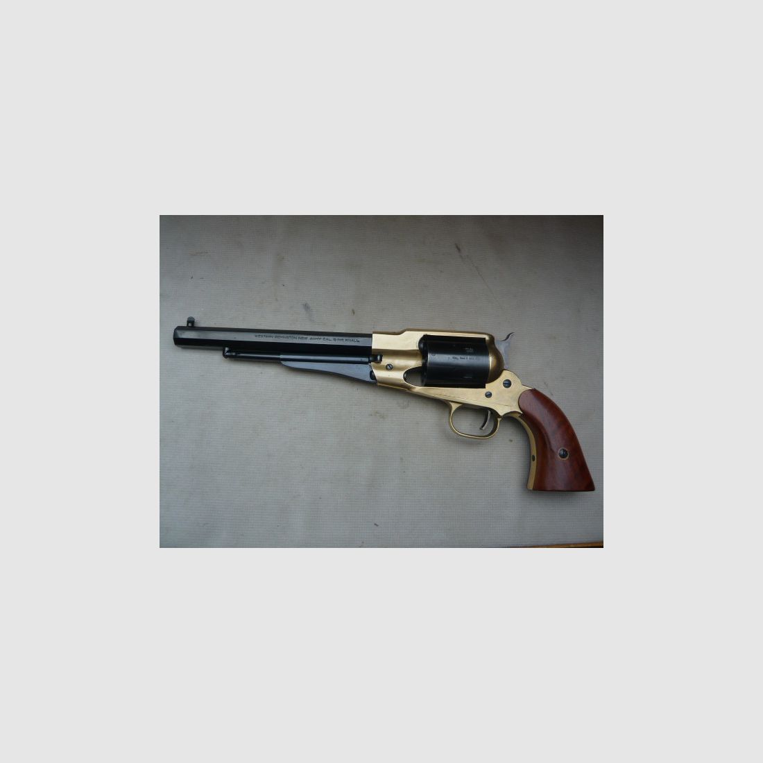 Western-Revolver Remington New Army im cal.9mmKnall Fa.Neumann