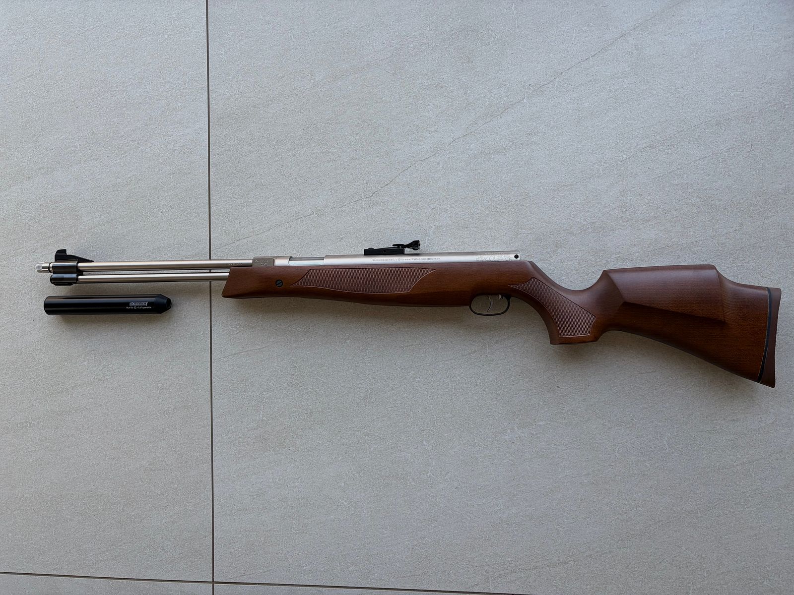 Weihrauch HW77 K SD Sondermodell Kal. 4,5 mm (.177) – Neuzustand mit Original Schalldämpfer