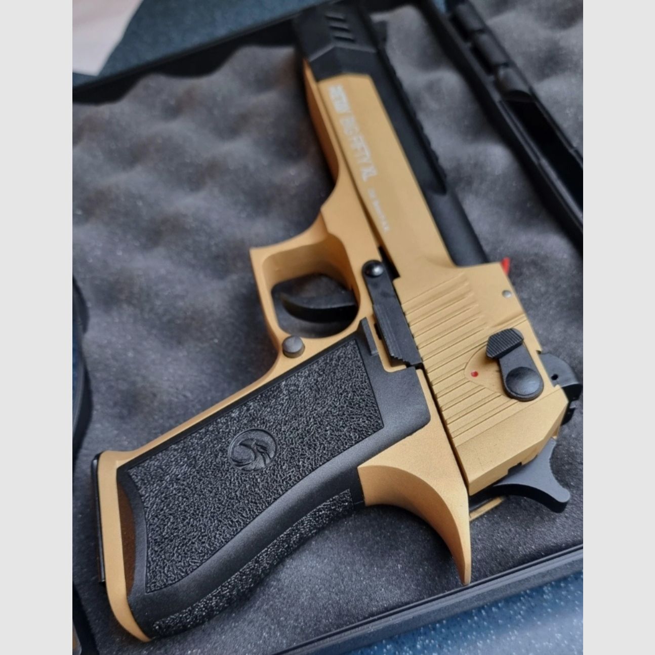 Retay Big Fifty XL en bicolor (negro/dorado) nuevo y original empaquetado + accesorios