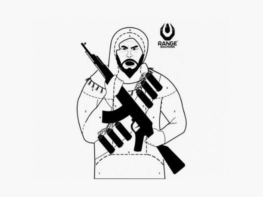 Terrorist shooting target, Range Solutions