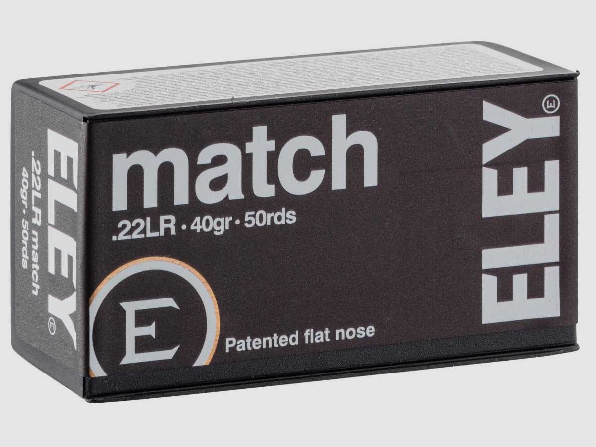 ELEY Match .22 LR 40 gr X50 Patronen, Bild 2 von 4