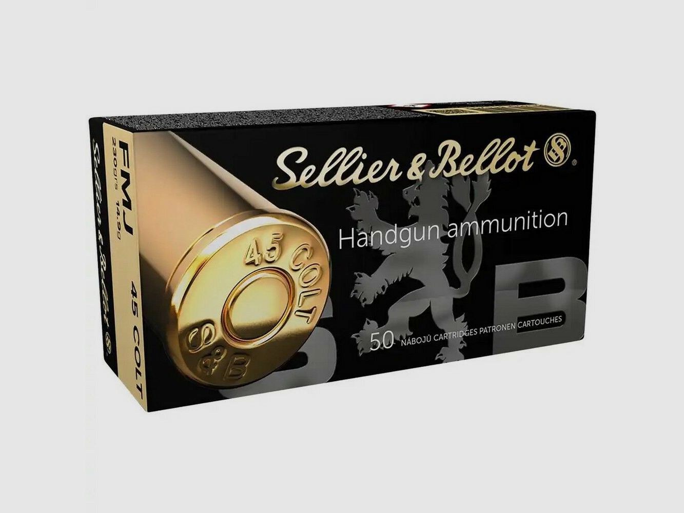 Sellier & Bellot	 230grs FMJ 50STK .45LC