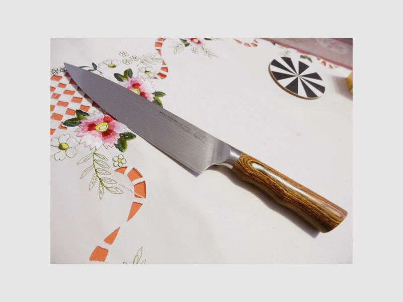 ANGEBOT::: JAPAN-KOCH-DAMASTMESSER-20cm ,67 Lagen,Heft:Palisanderholz NEU!
