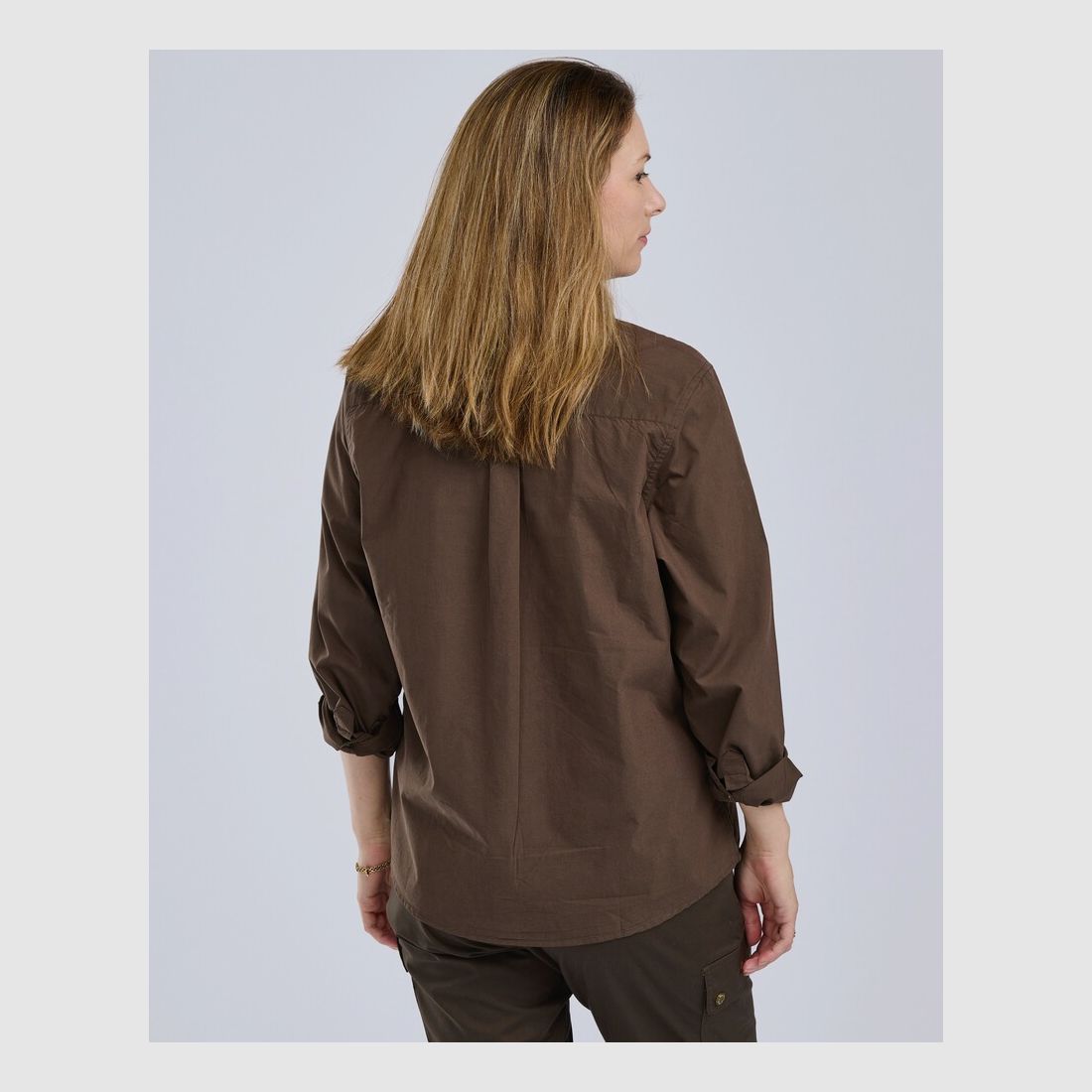 Pinewood InsectSafe Poplin Blouse (Dark Olive), imagen 6 de 6