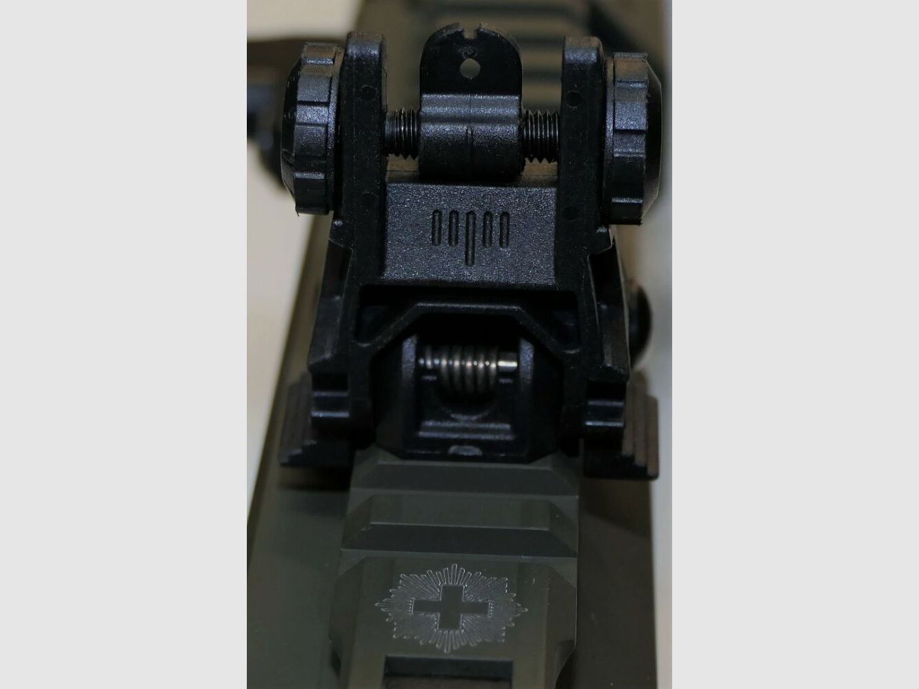 GWMH self-loading rifle GWMH SPC-SPORTER A4 17" (SWISS PISTOL CARBINE) OD-GREEN cal. 9x19 AR15 Glock magazine