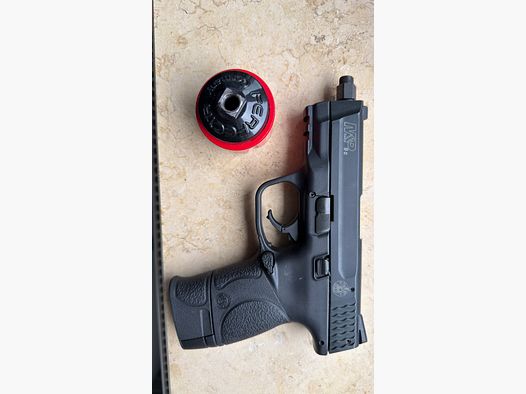 Smith & Wesson M&P 9c Schreckschusspistool 9 mm P.A.K. – Topstaat – slechts 100 schoten