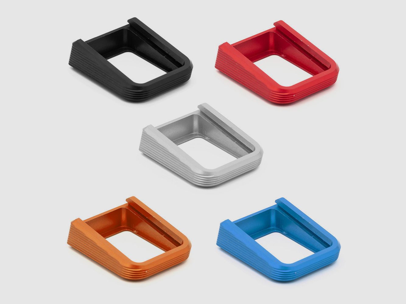 Base de chargeur Armanov Speed ​​Line pour la série CZ TS, couleur : argent, image 1 sur 3