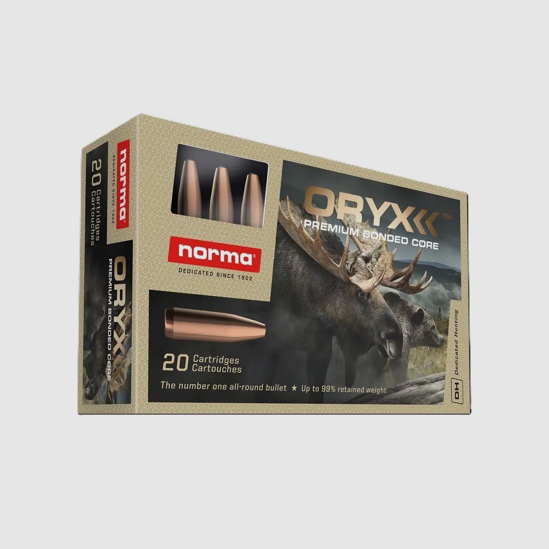 Norma .30-06 Oryx Munition 10,7 g / 165 gr, Bild 2 von 2