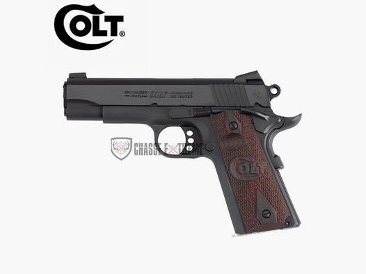 Pistolet COLT Combat Commander 4,25" Cal 38 Super Blued
