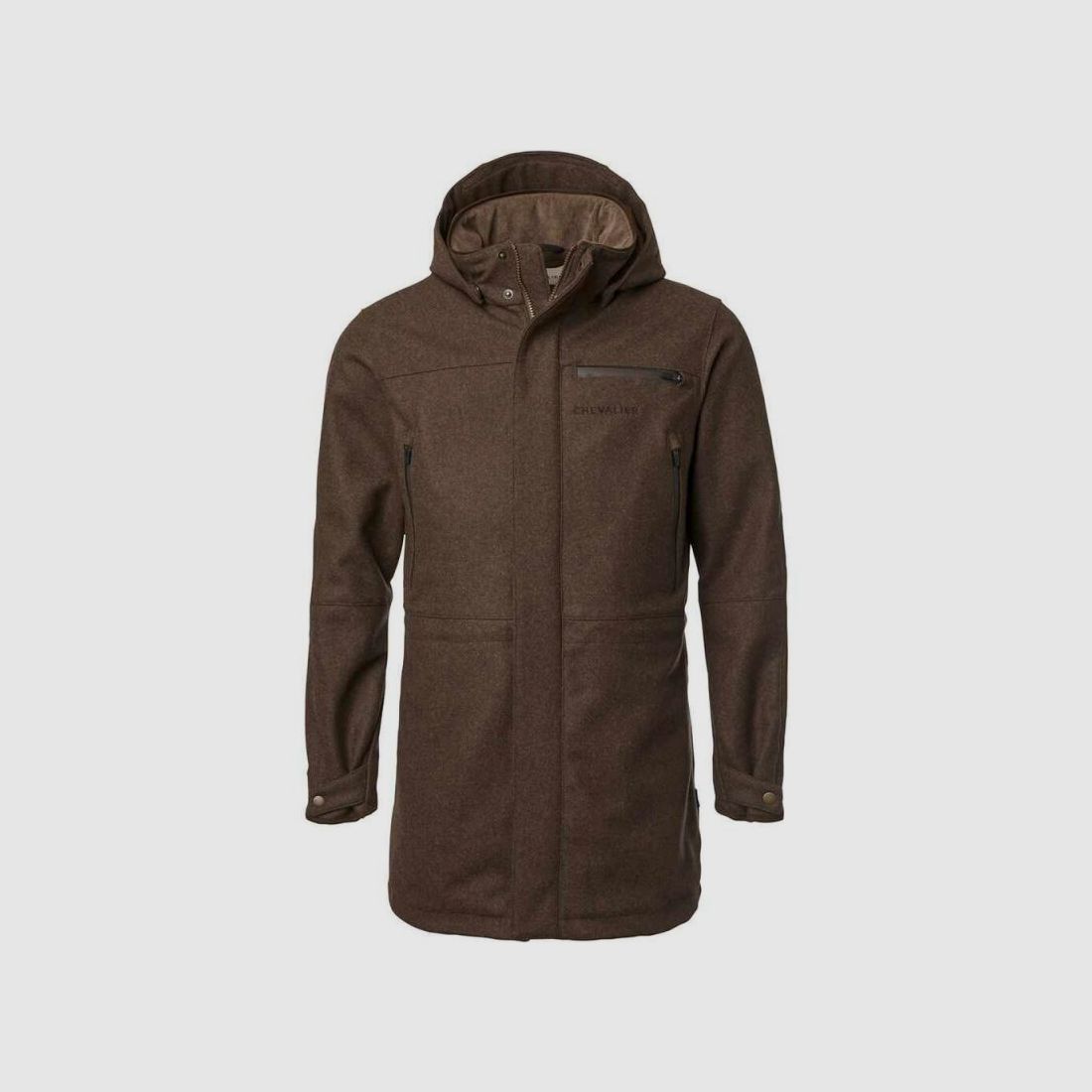 Chevalier Herren Jacke Loden Long Braun