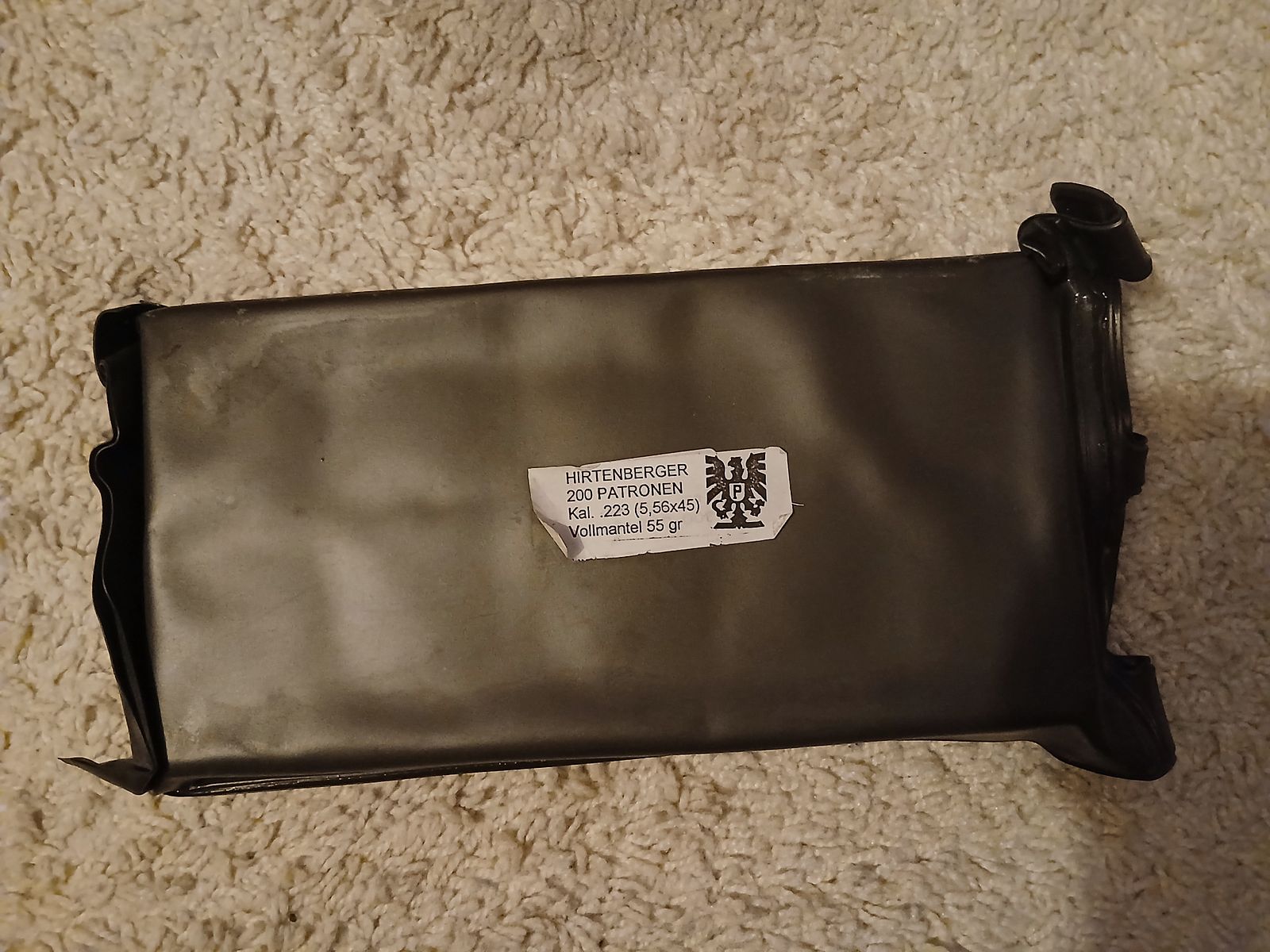 Munition 223 Remington (5,56x45) 200 Schuss, eingeschweißt