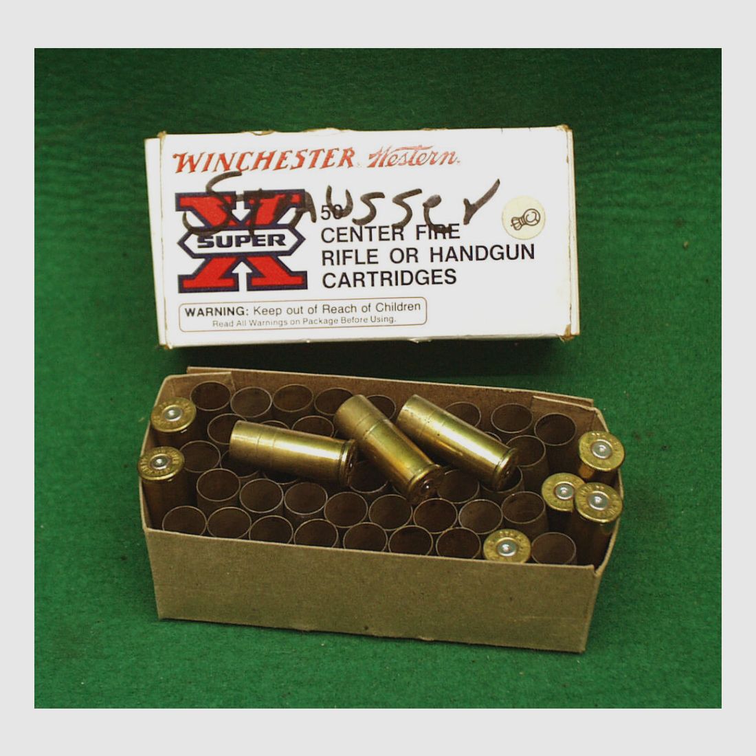 Étuis Winchester .44 Rem Mag., usagés