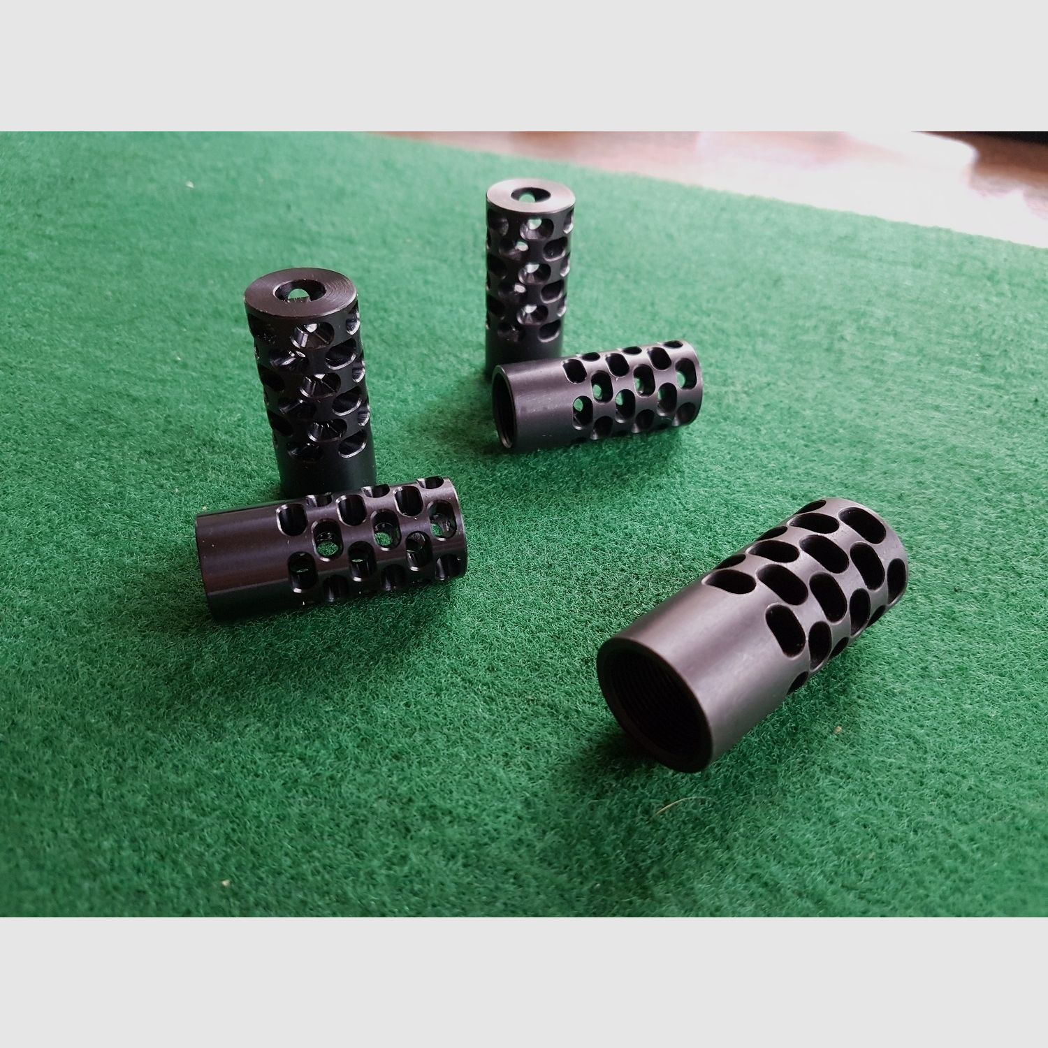 Hexa Brake muzzle brake M15x1, 19mm diameter